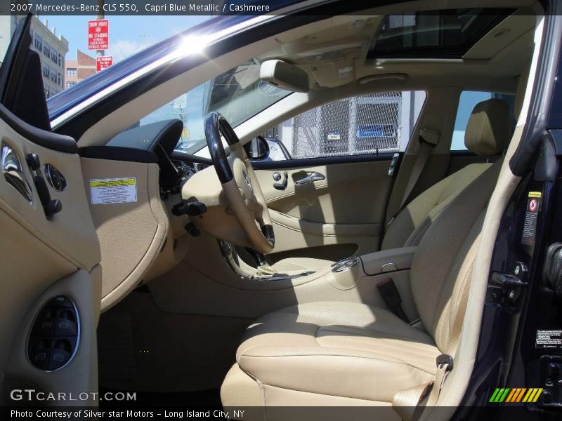 Capri Blue Metallic / Cashmere 2007 Mercedes-Benz CLS 550