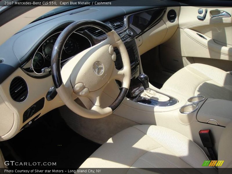 Capri Blue Metallic / Cashmere 2007 Mercedes-Benz CLS 550