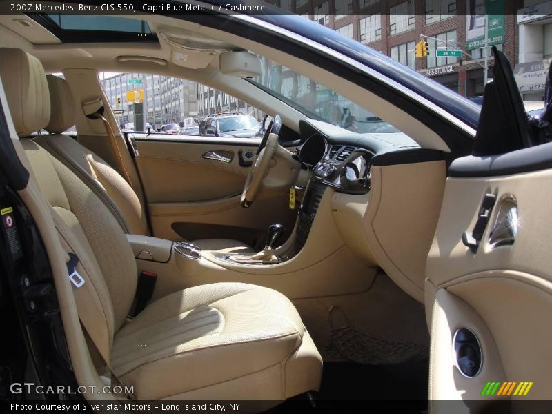 Capri Blue Metallic / Cashmere 2007 Mercedes-Benz CLS 550