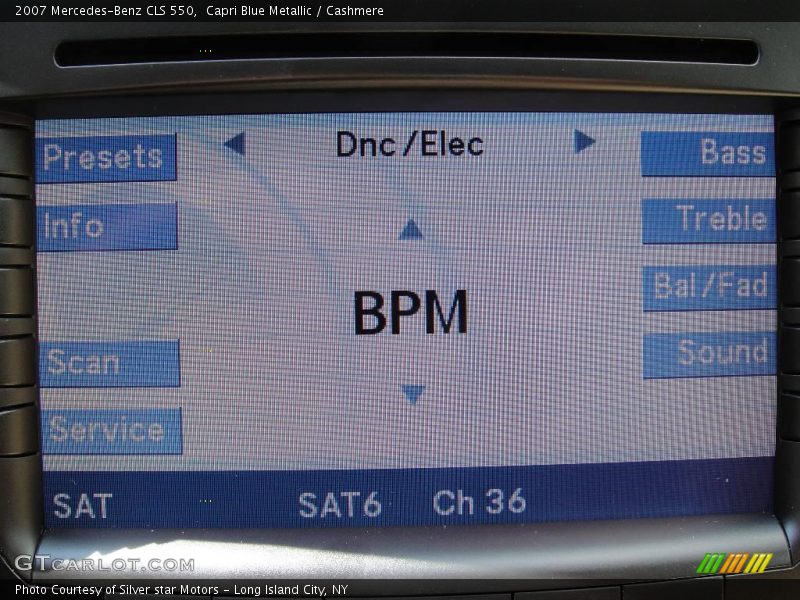 Capri Blue Metallic / Cashmere 2007 Mercedes-Benz CLS 550
