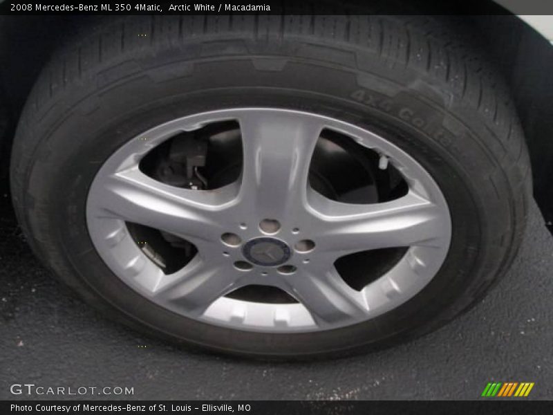 Arctic White / Macadamia 2008 Mercedes-Benz ML 350 4Matic