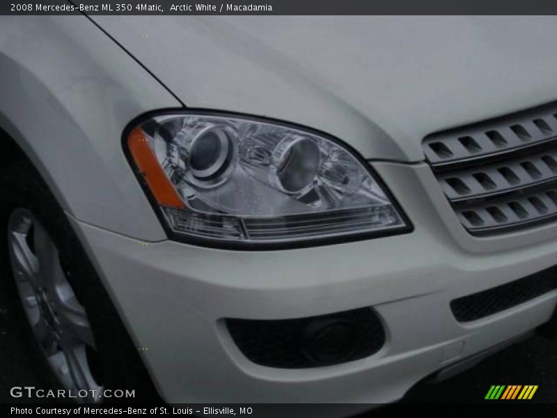 Arctic White / Macadamia 2008 Mercedes-Benz ML 350 4Matic