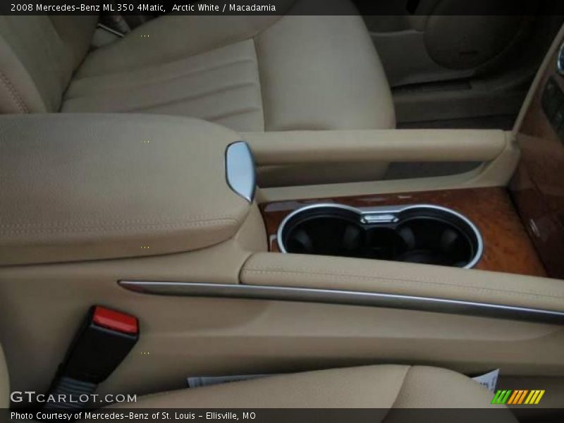 Arctic White / Macadamia 2008 Mercedes-Benz ML 350 4Matic