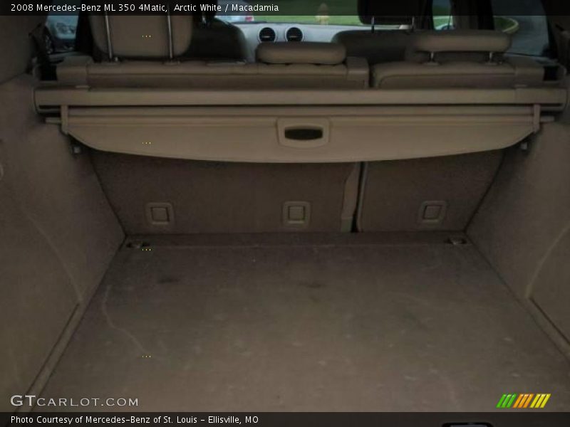 Arctic White / Macadamia 2008 Mercedes-Benz ML 350 4Matic