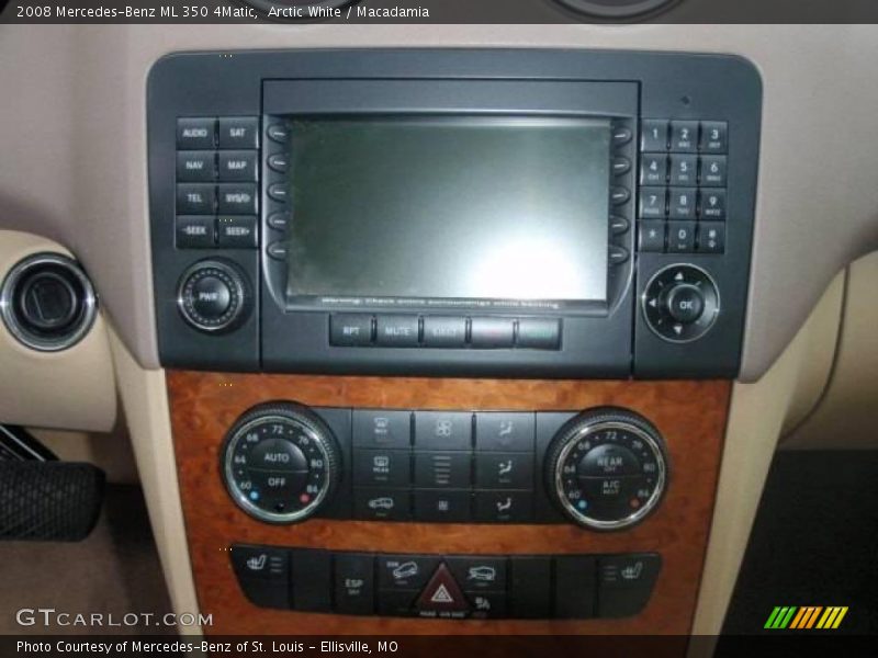 Arctic White / Macadamia 2008 Mercedes-Benz ML 350 4Matic
