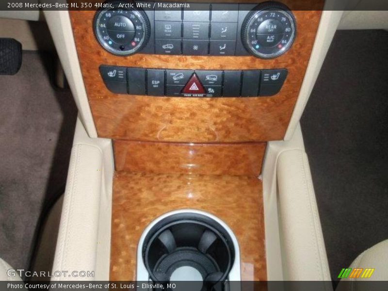 Arctic White / Macadamia 2008 Mercedes-Benz ML 350 4Matic
