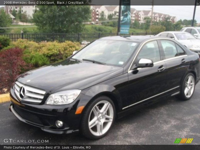 Black / Grey/Black 2008 Mercedes-Benz C 300 Sport