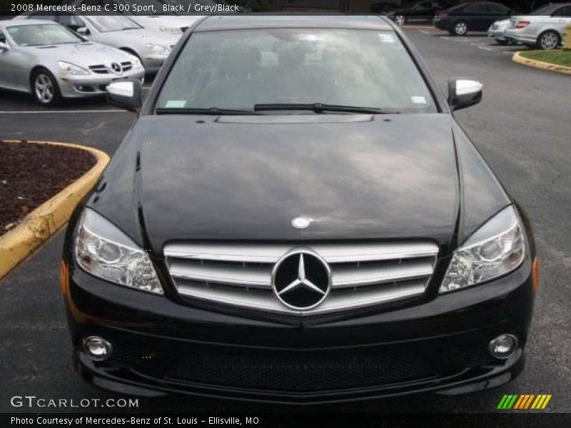 Black / Grey/Black 2008 Mercedes-Benz C 300 Sport