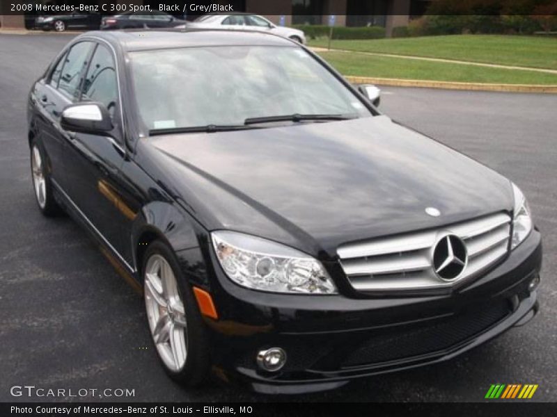 Black / Grey/Black 2008 Mercedes-Benz C 300 Sport