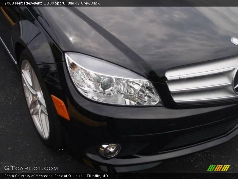 Black / Grey/Black 2008 Mercedes-Benz C 300 Sport