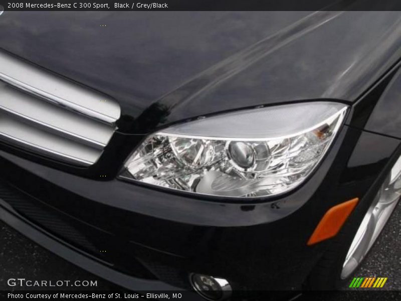 Black / Grey/Black 2008 Mercedes-Benz C 300 Sport