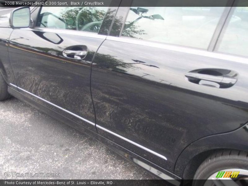 Black / Grey/Black 2008 Mercedes-Benz C 300 Sport