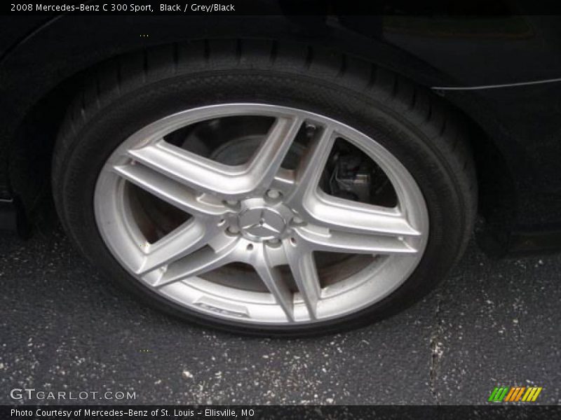 Black / Grey/Black 2008 Mercedes-Benz C 300 Sport