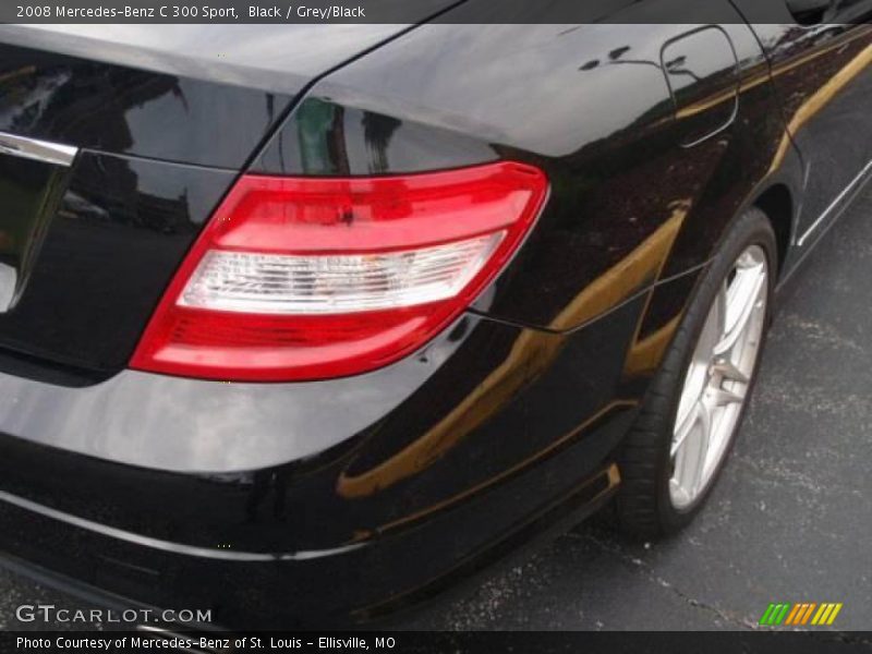 Black / Grey/Black 2008 Mercedes-Benz C 300 Sport