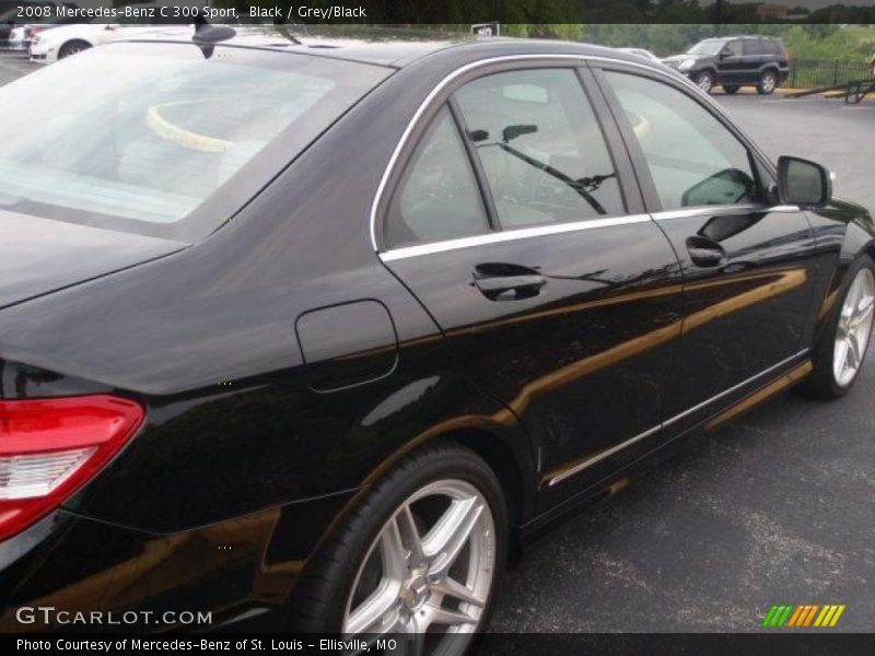 Black / Grey/Black 2008 Mercedes-Benz C 300 Sport