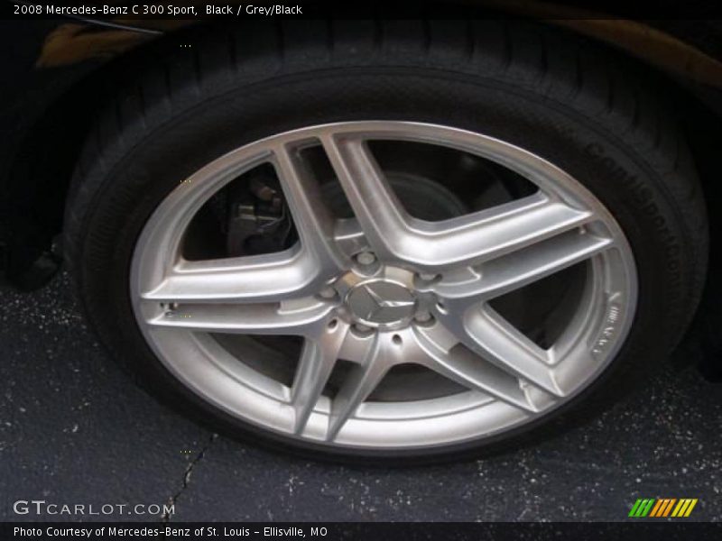 Black / Grey/Black 2008 Mercedes-Benz C 300 Sport