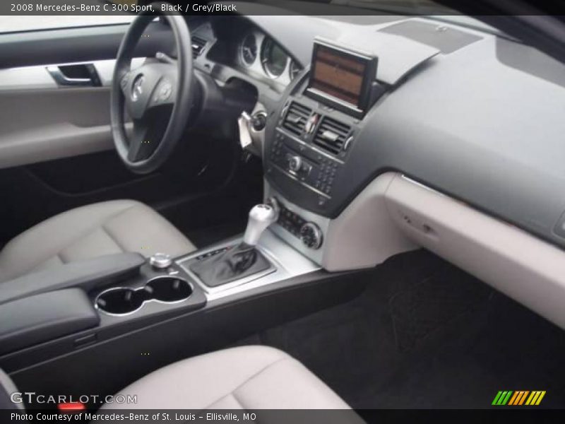 Black / Grey/Black 2008 Mercedes-Benz C 300 Sport
