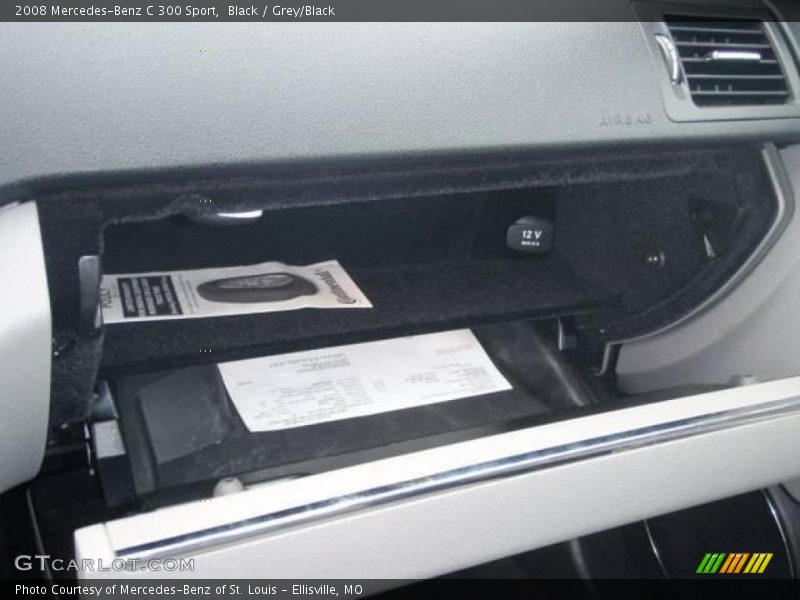Black / Grey/Black 2008 Mercedes-Benz C 300 Sport