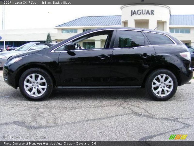 Brilliant Black / Black 2007 Mazda CX-7 Sport
