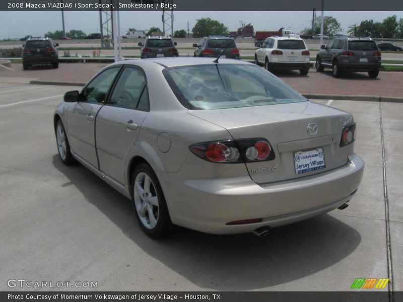 Smokestone / Beige 2008 Mazda MAZDA6 i Sport Sedan