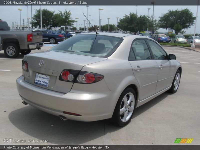 Smokestone / Beige 2008 Mazda MAZDA6 i Sport Sedan