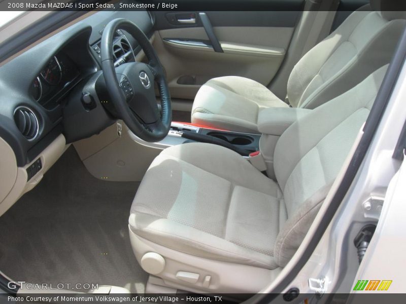 Smokestone / Beige 2008 Mazda MAZDA6 i Sport Sedan