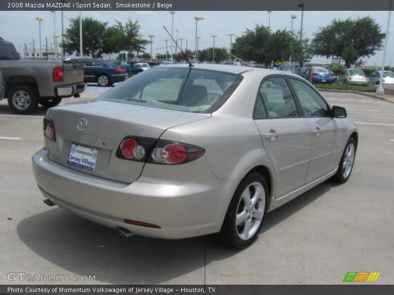 Smokestone / Beige 2008 Mazda MAZDA6 i Sport Sedan