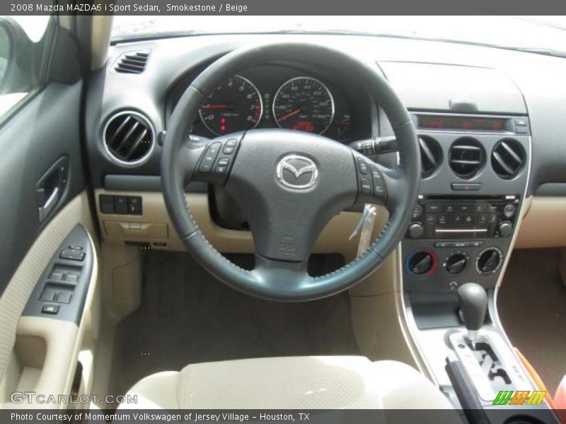 Smokestone / Beige 2008 Mazda MAZDA6 i Sport Sedan