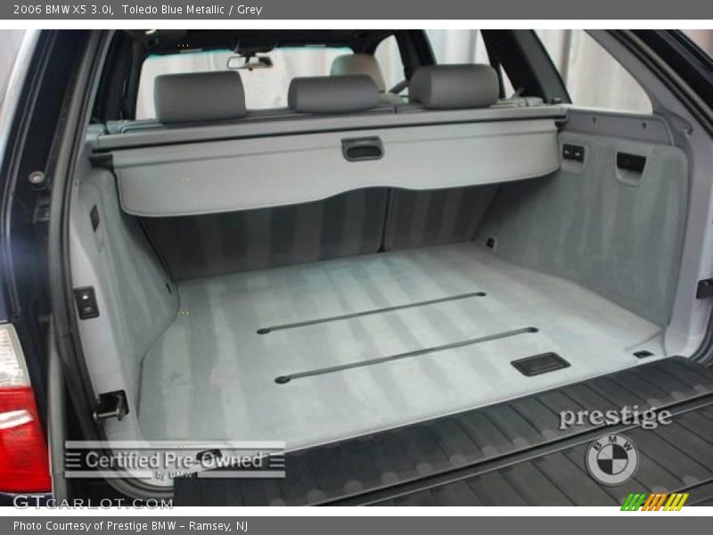Toledo Blue Metallic / Grey 2006 BMW X5 3.0i
