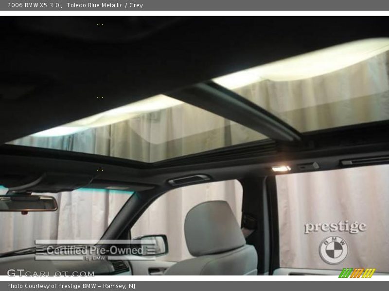 Toledo Blue Metallic / Grey 2006 BMW X5 3.0i
