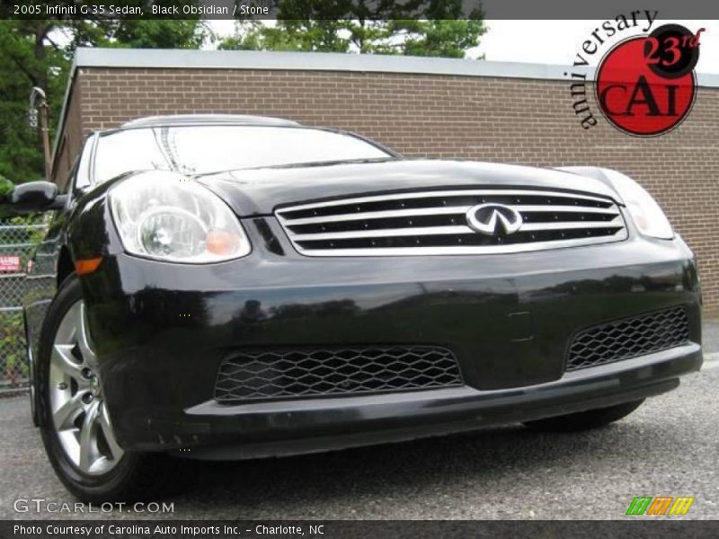 Black Obsidian / Stone 2005 Infiniti G 35 Sedan