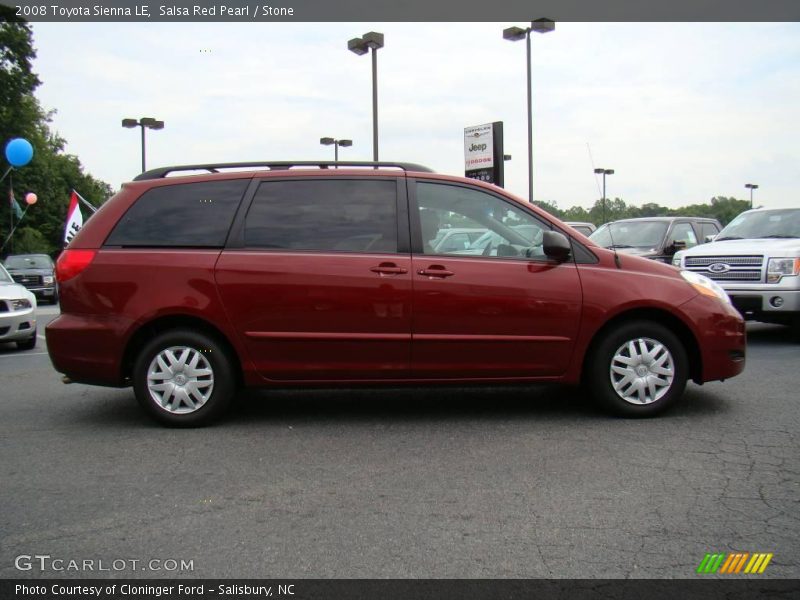 Salsa Red Pearl / Stone 2008 Toyota Sienna LE