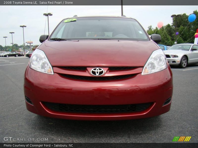 Salsa Red Pearl / Stone 2008 Toyota Sienna LE