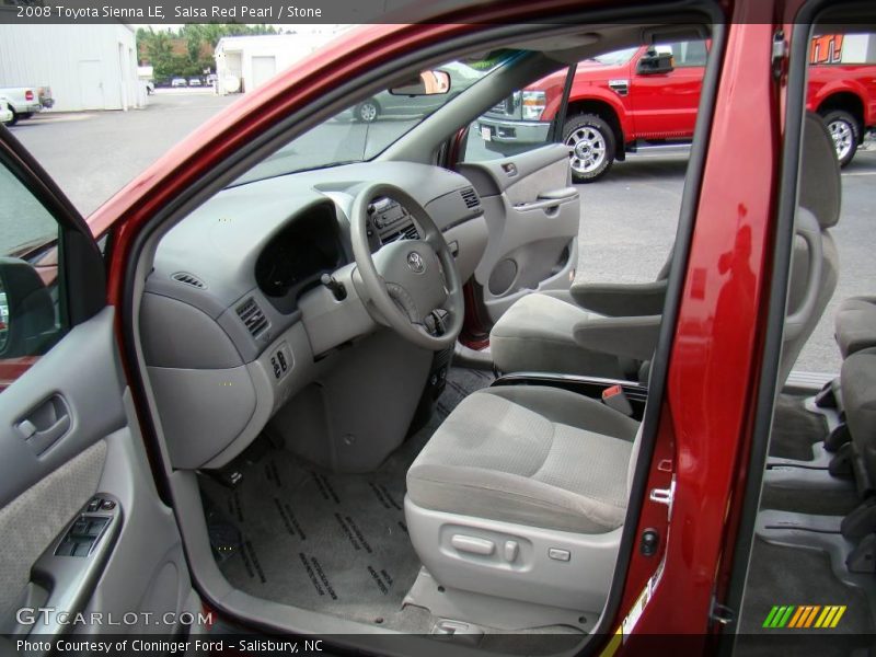 Salsa Red Pearl / Stone 2008 Toyota Sienna LE