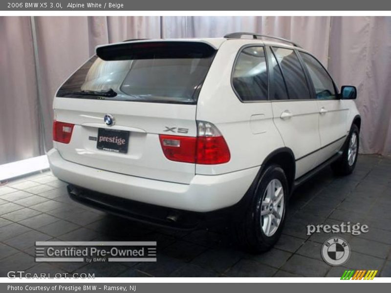Alpine White / Beige 2006 BMW X5 3.0i