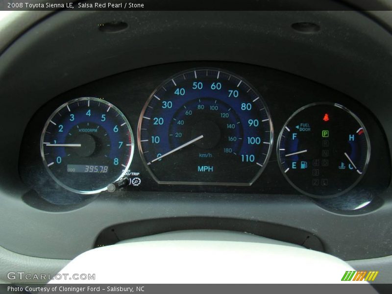 Salsa Red Pearl / Stone 2008 Toyota Sienna LE