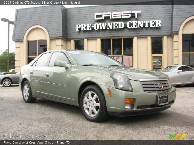 Silver Green / Light Neutral 2005 Cadillac CTS Sedan