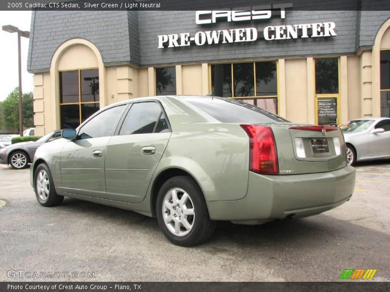 Silver Green / Light Neutral 2005 Cadillac CTS Sedan