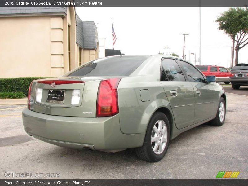 Silver Green / Light Neutral 2005 Cadillac CTS Sedan