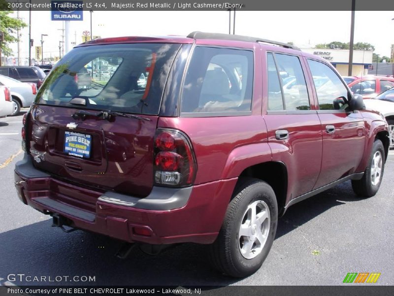 Majestic Red Metallic / Light Cashmere/Ebony 2005 Chevrolet TrailBlazer LS 4x4