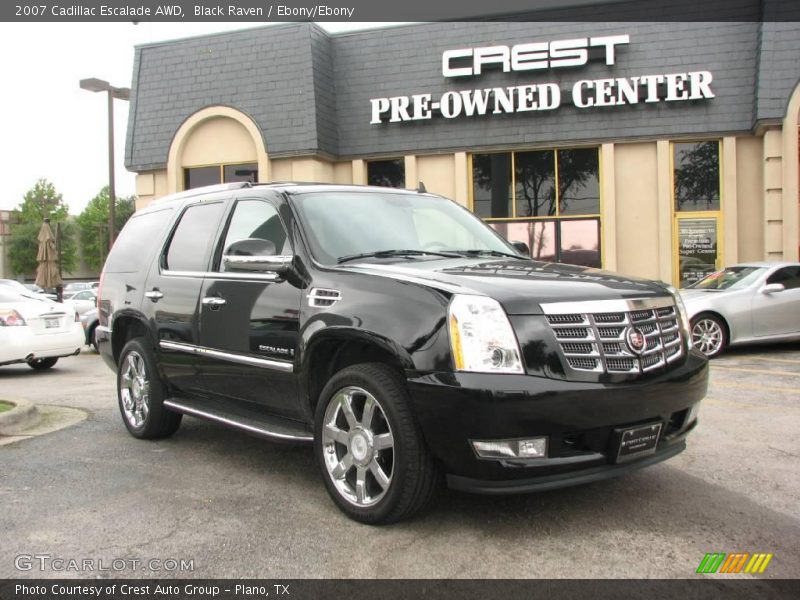 Black Raven / Ebony/Ebony 2007 Cadillac Escalade AWD