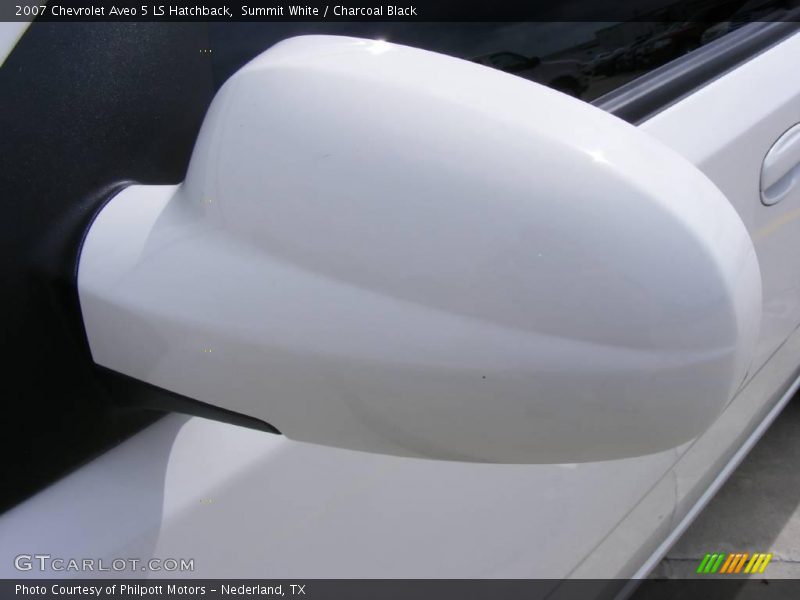 Summit White / Charcoal Black 2007 Chevrolet Aveo 5 LS Hatchback