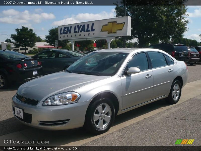 Silverstone Metallic / Ebony Black 2007 Chevrolet Impala LT