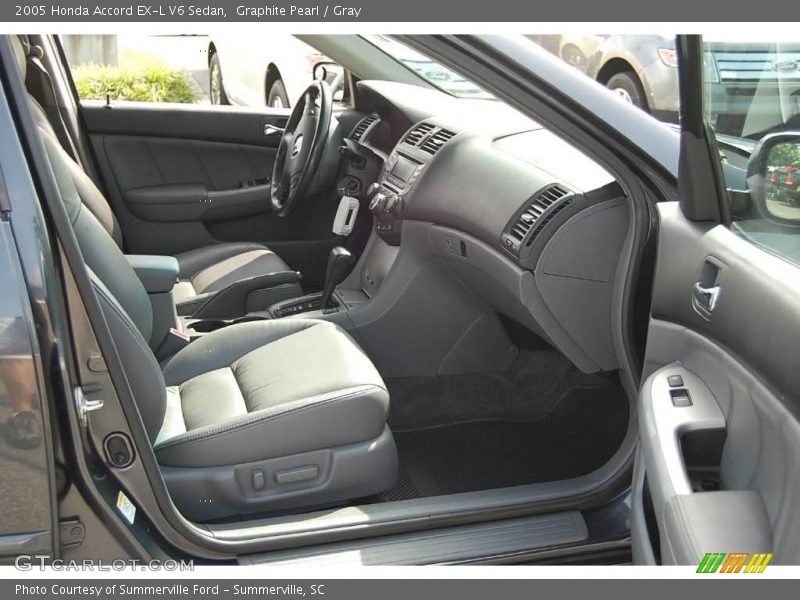 Graphite Pearl / Gray 2005 Honda Accord EX-L V6 Sedan