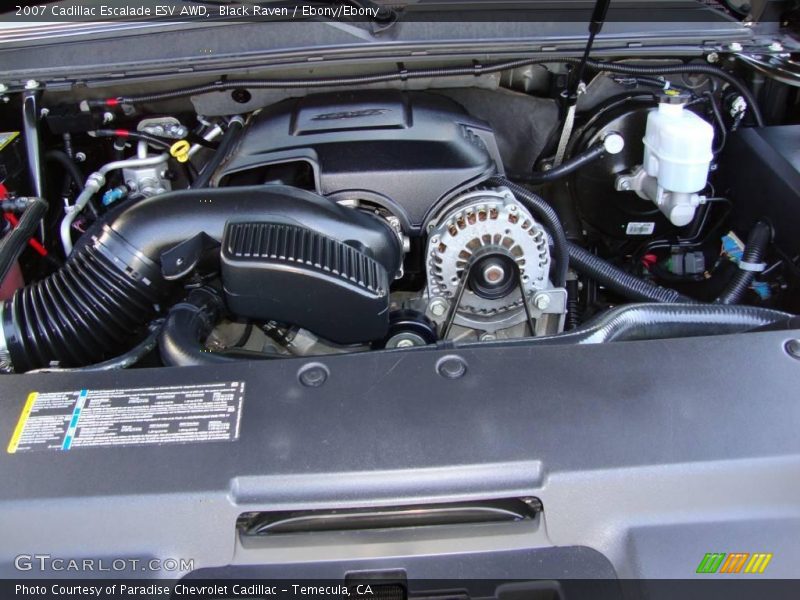 Black Raven / Ebony/Ebony 2007 Cadillac Escalade ESV AWD