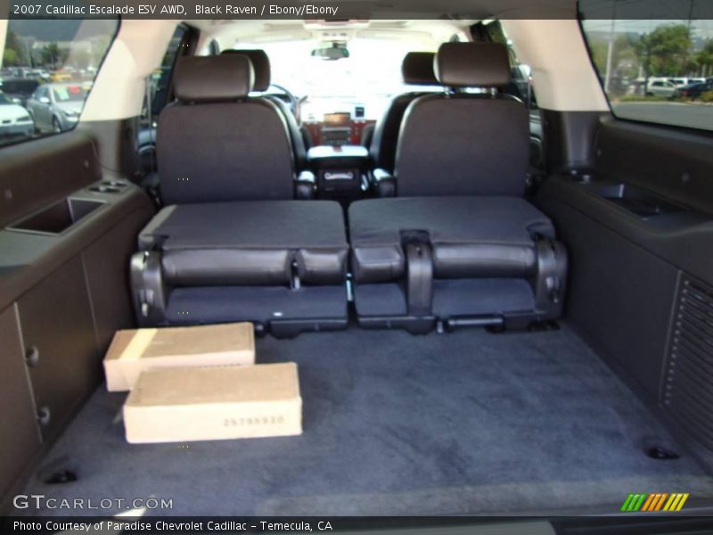 Black Raven / Ebony/Ebony 2007 Cadillac Escalade ESV AWD