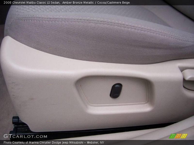 Amber Bronze Metallic / Cocoa/Cashmere Beige 2008 Chevrolet Malibu Classic LS Sedan