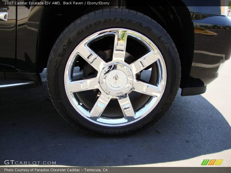 Black Raven / Ebony/Ebony 2007 Cadillac Escalade ESV AWD