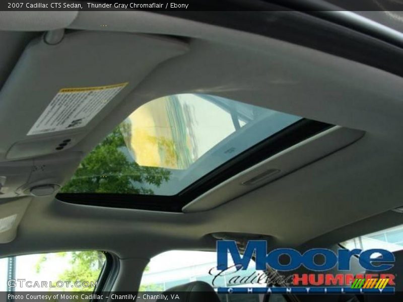 Thunder Gray Chromaflair / Ebony 2007 Cadillac CTS Sedan