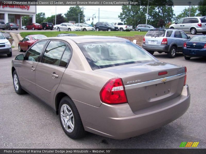 Amber Bronze Metallic / Cocoa/Cashmere Beige 2008 Chevrolet Malibu Classic LS Sedan